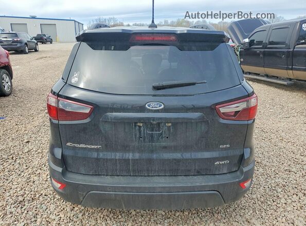 MAJ6S3JL6KC286989 2019 FORD ECOSPORT Black Widok z tyłu