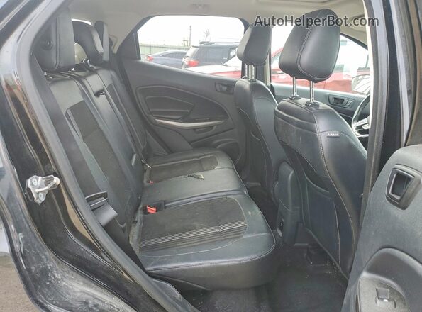 MAJ6S3JL6KC286989 2019 FORD ECOSPORT Black Widok wnętrza z tyłu