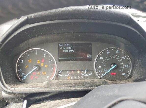 MAJ6S3JL6KC286989 2019 FORD ECOSPORT Black Widok zestawu wskaźników