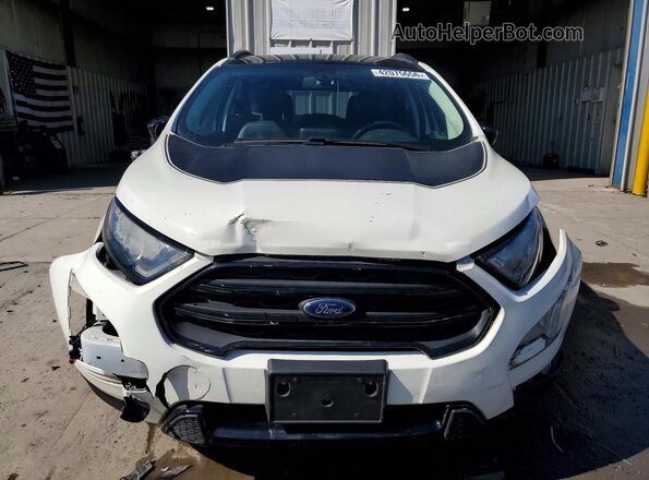 MAJ6S3JL6KC306223 2019 FORD ECOSPORT White Widok z przodu