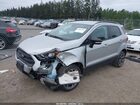 2019 Ford Ecosport Ses Silver vin: MAJ6S3JL9KC293306