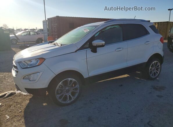 MAJ6S3KL1MC441109 2021 FORD ECOSPORT Белый Передняя левая четверть