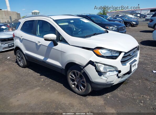 MAJ6S3KL3KC254712 2019 FORD ECOSPORT White Delantero derecho