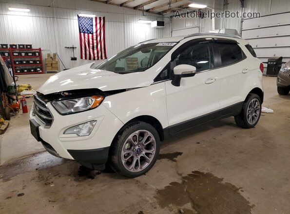 MAJ6S3KL3MC411660 2021 FORD ECOSPORT Белый Передняя левая четверть
