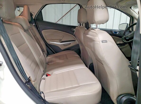 MAJ6S3KL4KC299299 2019 FORD ECOSPORT White Սալոնի հետևի տեսք