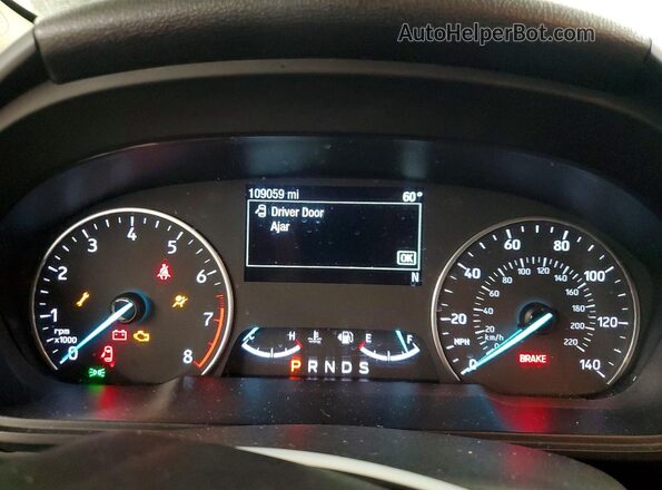 MAJ6S3KL4LC360667 2020 FORD ECOSPORT Черный Вид щитка приборов