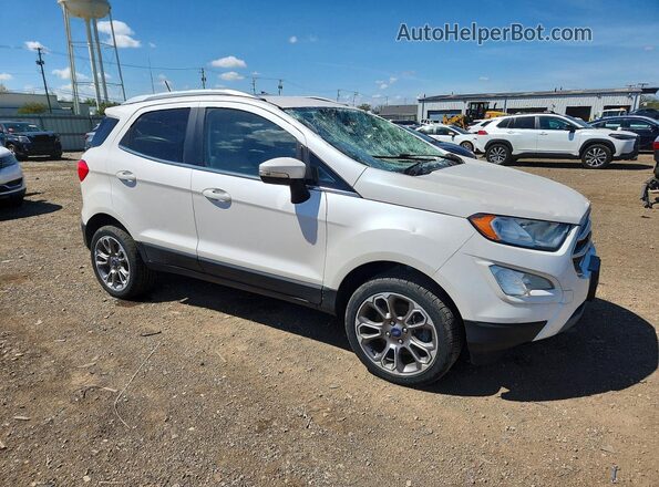 MAJ6S3KL7KC301272 2019 FORD ECOSPORT Белый Передняя правая четверть
