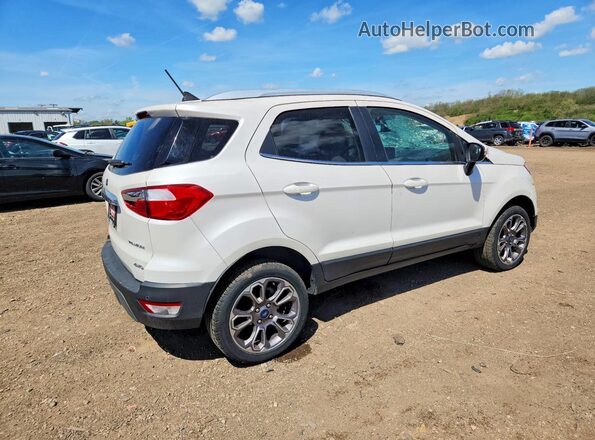 MAJ6S3KL7KC301272 2019 FORD ECOSPORT Белый Задняя правая четверть
