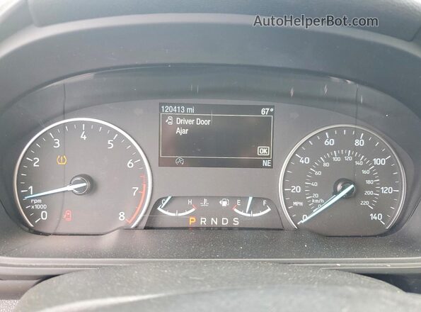 MAJ6S3KL7LC367600 2020 FORD ECOSPORT Gray Vista del cuadro de instrumentos
