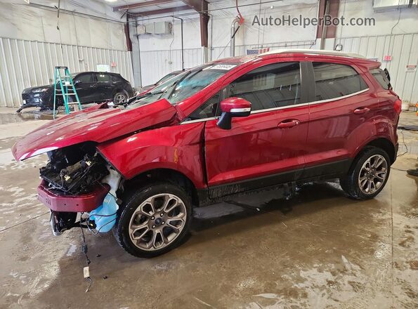 MAJ6S3KLXKC269370 2019 FORD ECOSPORT Red Vista tres cuartos delantera izquierda