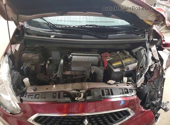 ML32A3HJ0LH006250 2020 MITSUBISHI MIRAGE Бордовый Вид задней части салона