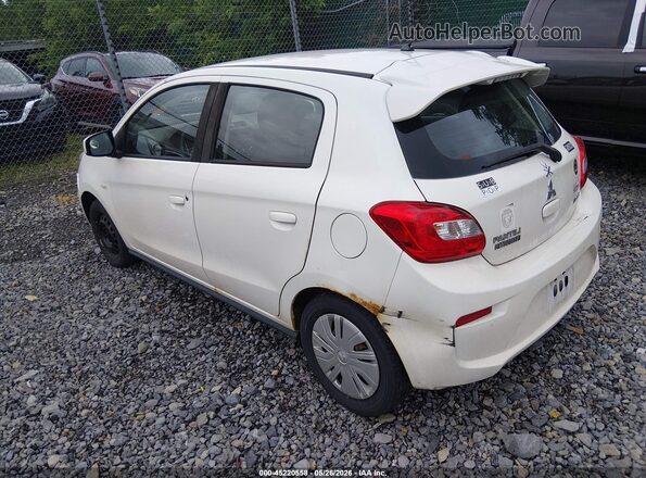 ML32A3HJ7HH016054 2017 MITSUBISHI MIRAGE Белый Задняя левая четверть
