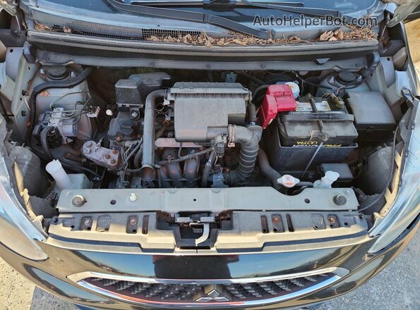 ML32A3HJ7JH009451 2018 MITSUBISHI MIRAGE Черный Вид задней части салона