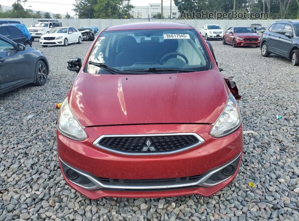 ML32A3HJ7JH012429 2018 MITSUBISHI MIRAGE Red Vista frontal