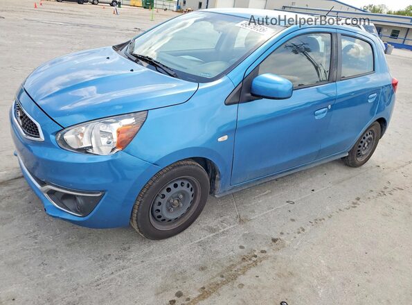 ML32A3HJ9KH015530 2019 MITSUBISHI MIRAGE Синий Передняя левая четверть
