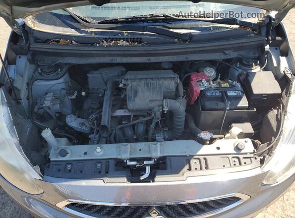 ML32A5HJ0KH007599 2019 MITSUBISHI MIRAGE Gray Vista interior trasera