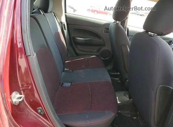 ML32A5HJ2LH004334 2020 MITSUBISHI MIRAGE Темно-бордовый Вид задних сидений