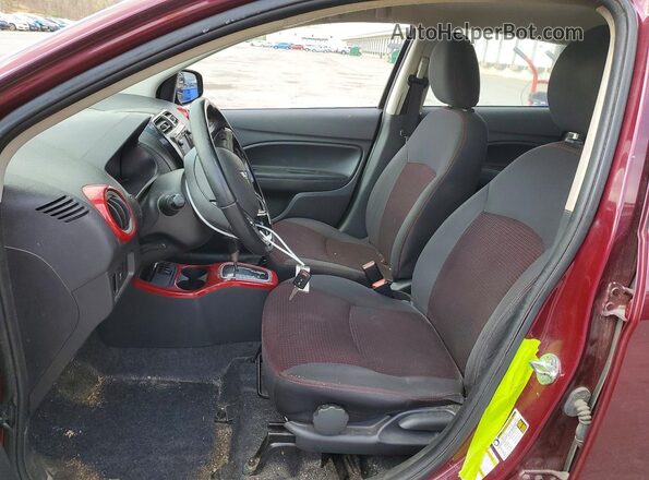 ML32A5HJ2LH004334 2020 MITSUBISHI MIRAGE Темно-бордовый Вид салона спереди