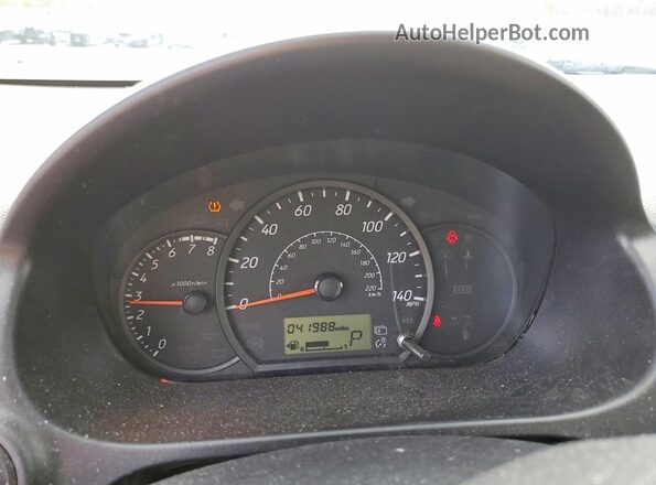 ML32A5HJ2LH004334 2020 MITSUBISHI MIRAGE Темно-бордовый Вид щитка приборов