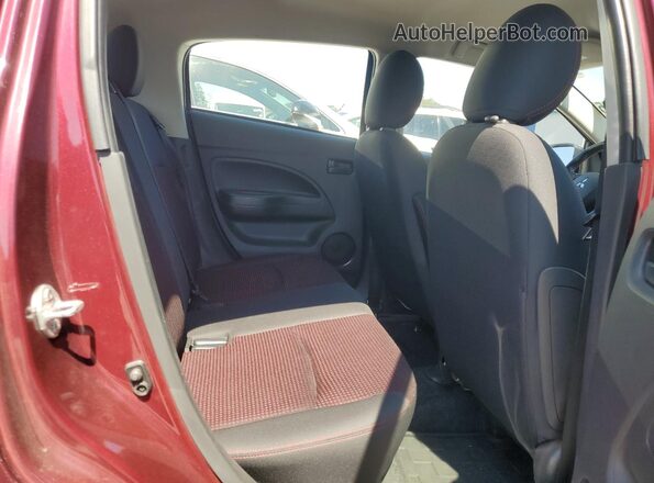 ML32A5HJ5LH000391 2020 MITSUBISHI MIRAGE Burgundy Widok tylnych siedzeń