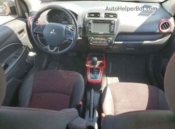 ML32A5HJ5LH000391 2020 MITSUBISHI MIRAGE Burgundy Widok deski rozdzielczej