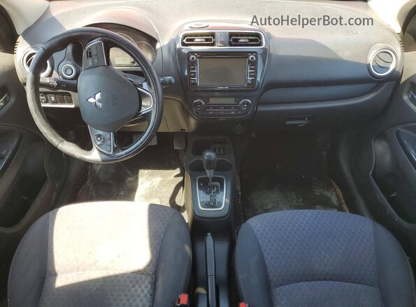 ML32A5HJXHH011765 2017 MITSUBISHI MIRAGE Красный Вид панели приборов