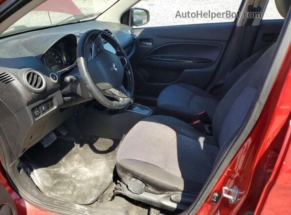 ML32A5HJXHH011765 2017 MITSUBISHI MIRAGE Красный Вид салона спереди