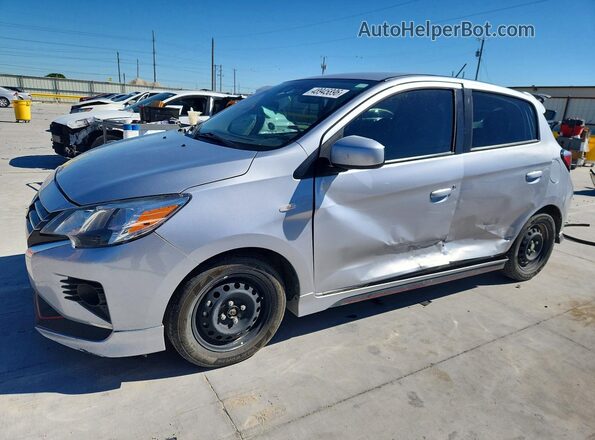 ML32AUHJ0NH008024 2022 MITSUBISHI MIRAGE Silver Передня ліва чверть