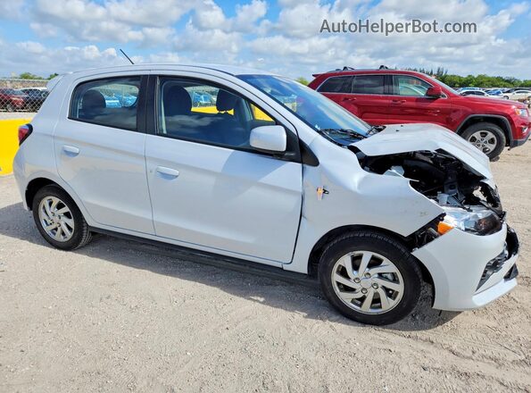 ML32AUHJ1RH033696 2024 MITSUBISHI MIRAGE Серебряный Передняя правая четверть