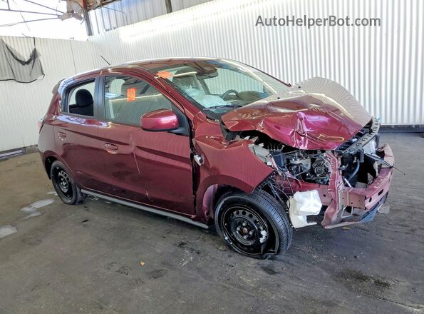 ML32AUHJ1RH036033 2024 MITSUBISHI MIRAGE Burgundy Առջևի աջ