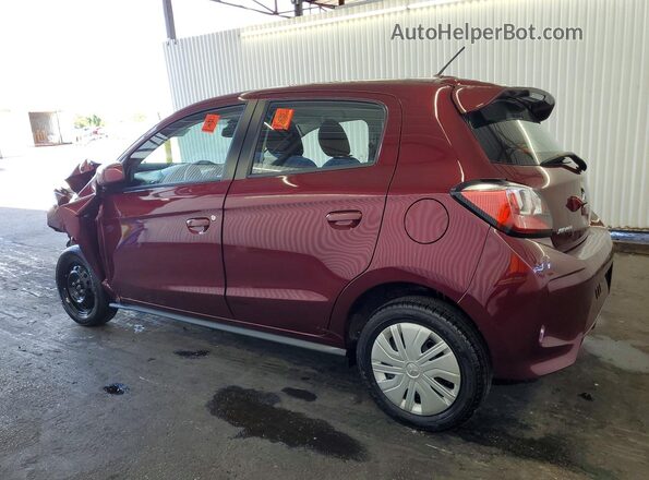 ML32AUHJ1RH036033 2024 MITSUBISHI MIRAGE Burgundy Հետևի ձախ