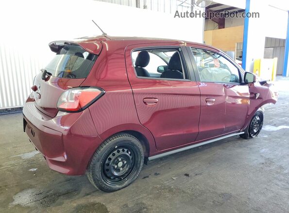 ML32AUHJ1RH036033 2024 MITSUBISHI MIRAGE Burgundy Հետևի աջ