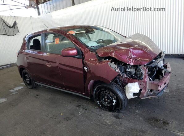 ML32AUHJ1RH036033 2024 MITSUBISHI MIRAGE Burgundy VIN կոդի պիտակի տեսք