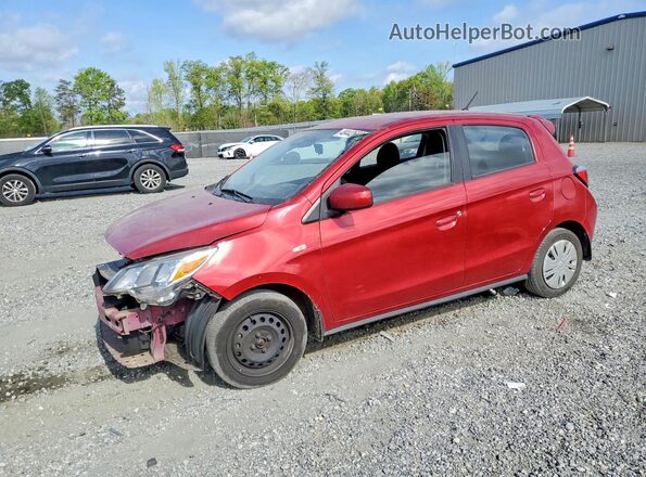 ML32AUHJ2MH011361 2021 MITSUBISHI MIRAGE Red Vista tres cuartos delantera izquierda