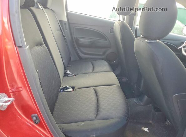 ML32AUHJ2MH011361 2021 MITSUBISHI MIRAGE Red Vista de los asientos traseros