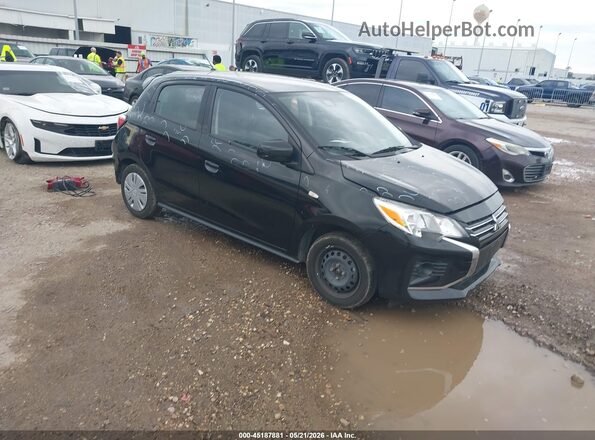 ML32AUHJ2RH016888 2024 MITSUBISHI MIRAGE Black წინა მარჯვენა