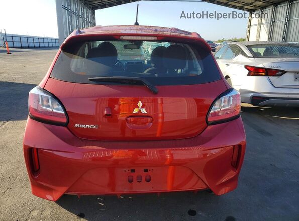 ML32AUHJ2RH021220 2024 MITSUBISHI MIRAGE Red Հետևի տեսք