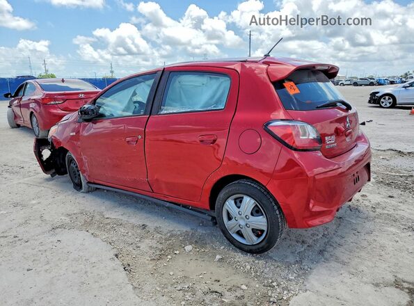 ML32AUHJ3MH004841 2021 MITSUBISHI MIRAGE Красный Задняя левая четверть
