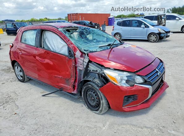 ML32AUHJ3MH004841 2021 MITSUBISHI MIRAGE Красный Передняя правая четверть