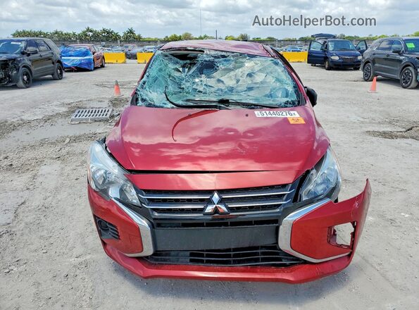 ML32AUHJ3MH004841 2021 MITSUBISHI MIRAGE Красный Вид спереди