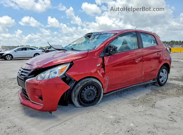 ML32AUHJ3MH004841 2021 MITSUBISHI MIRAGE Красный Передняя левая четверть