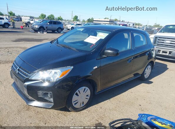 ML32AUHJ3RH009495 2024 MITSUBISHI MIRAGE Black Przód lewy