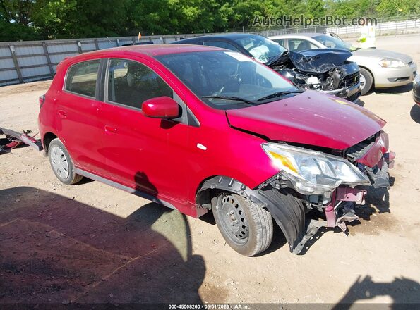 ML32AUHJ4MH002614 2021 MITSUBISHI MIRAGE Красный Передняя правая четверть