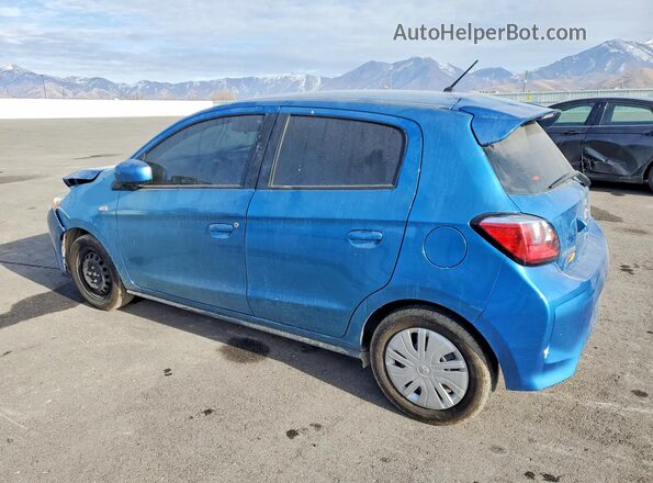 ML32AUHJ5NH001795 2022 MITSUBISHI MIRAGE Синий Задняя левая четверть