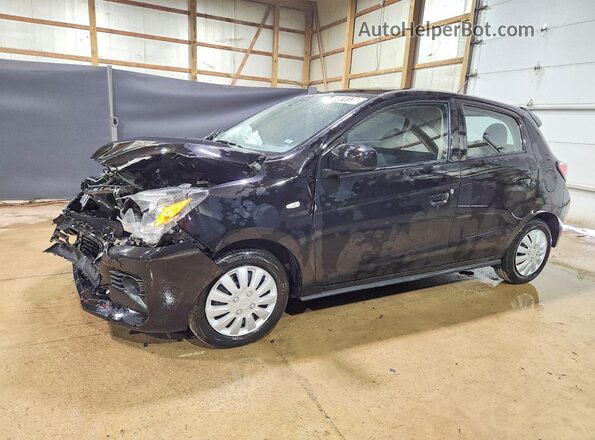 ML32AUHJ5RH024757 2024 MITSUBISHI MIRAGE Черный Передняя левая четверть