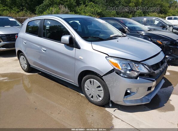 ML32AUHJ6RH021513 2024 MITSUBISHI MIRAGE Серебряный Передняя правая четверть