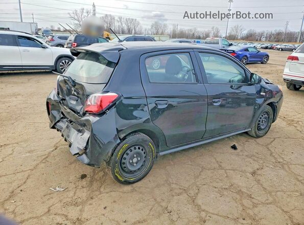 ML32AUHJ7NH008229 2022 MITSUBISHI MIRAGE Black Trasero derecho