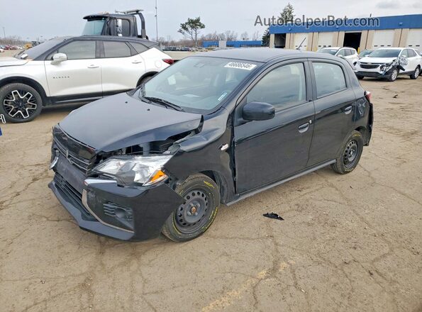 ML32AUHJ7NH008229 2022 MITSUBISHI MIRAGE Black Vista tres cuartos delantera izquierda