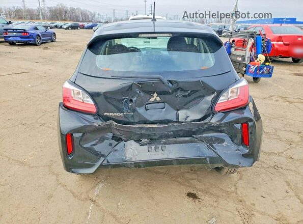 ML32AUHJ7NH008229 2022 MITSUBISHI MIRAGE Black Vista trasera