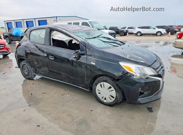 ML32AUHJ7NH009137 2022 MITSUBISHI MIRAGE Черный Передняя правая четверть